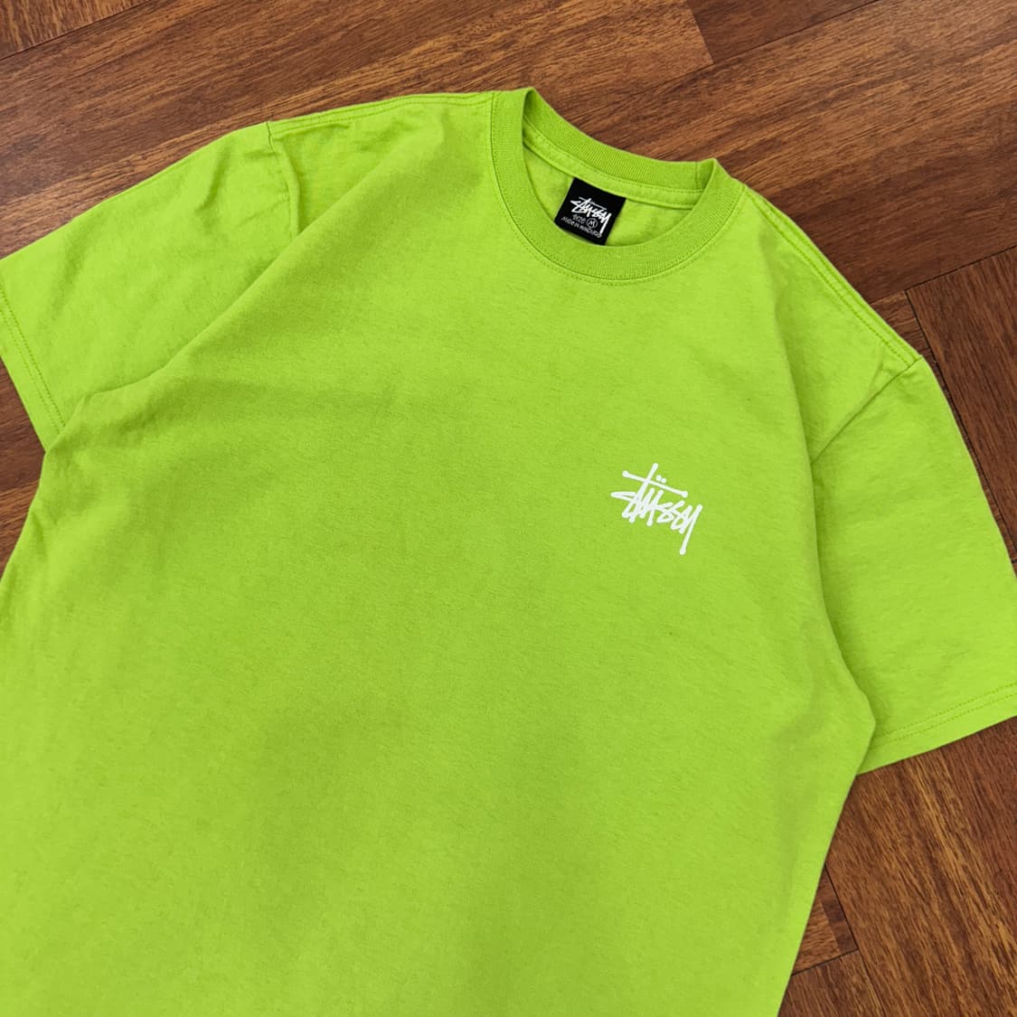M Stussy 스투시 베이직 로고 라운드 티셔츠  상품이미지3