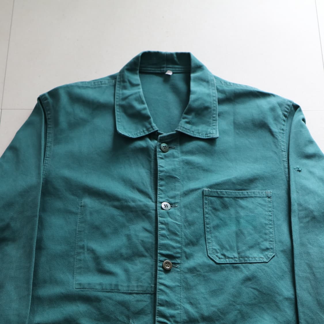 80s 프랑스 빈티지 그린 초어 워크자켓 (95-100) 상품이미지2