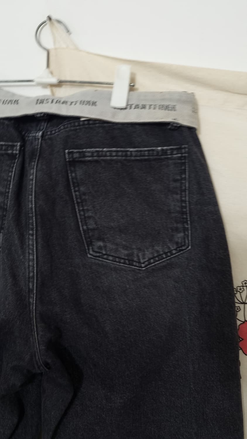 인스턴트펑크 아웃웨이스트 와이드 데님 팬츠 상품이미지8