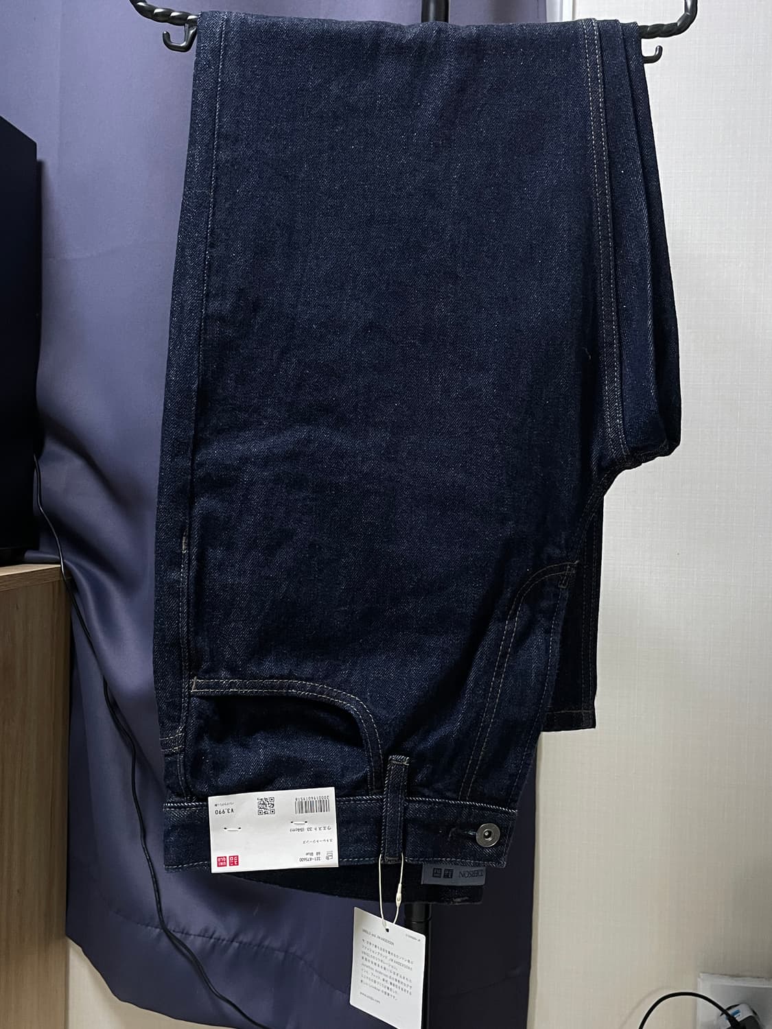 유니클로 X JW 앤더슨 스트레이트 진 (68 Blue) 33 상품이미지3