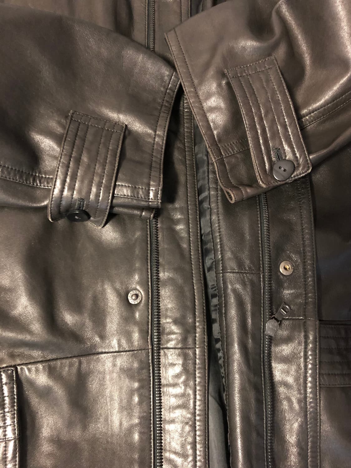 BALLY(발리) 빈티지 가죽자켓 상품이미지6