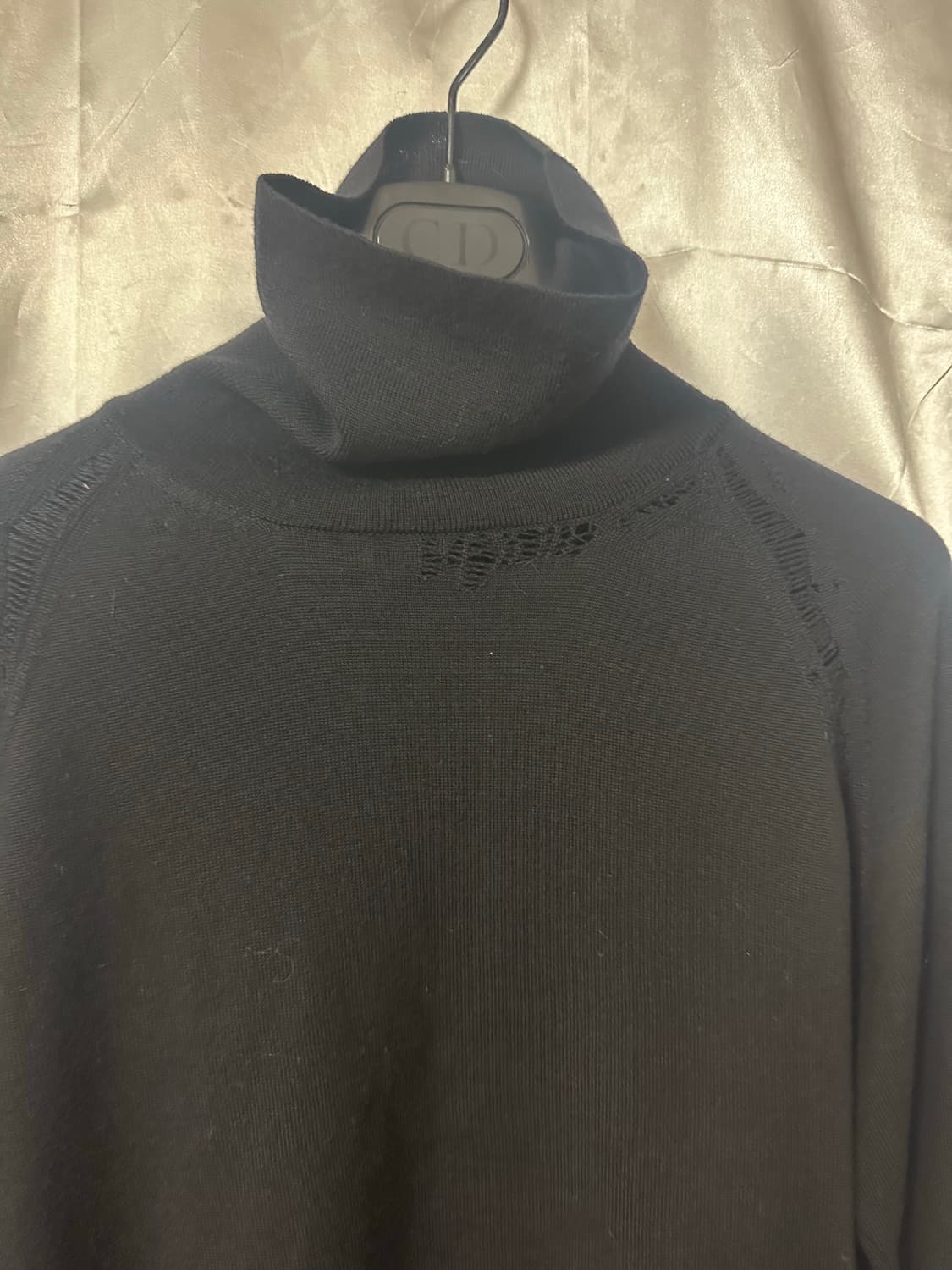 디올옴므 AW04 VOTC 엘보우 패치 디스트레스드 니트 상품이미지4