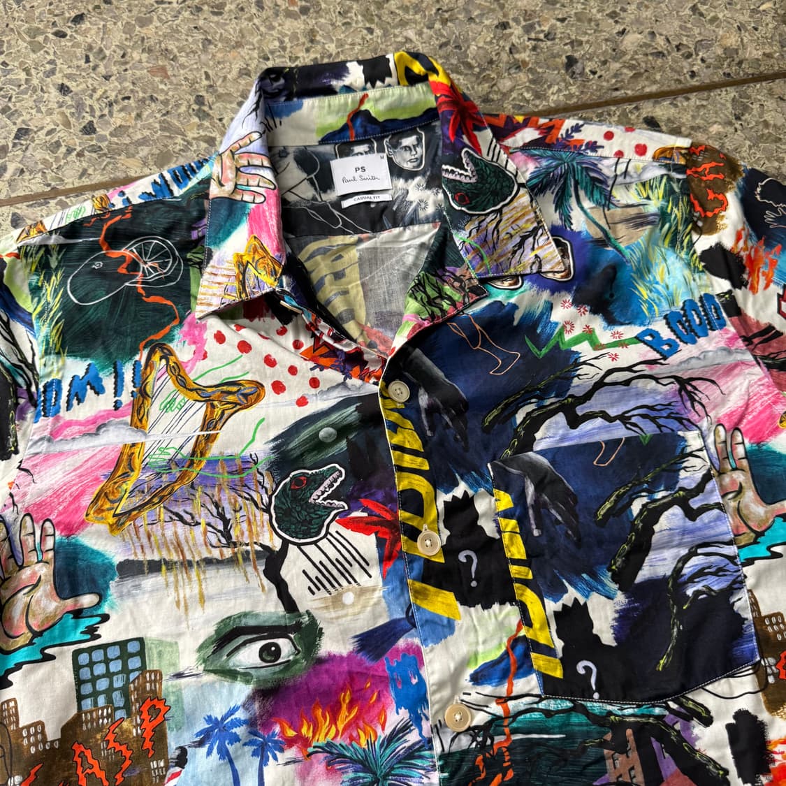 [M~L] Paul Smith 폴스미스 패턴 반팔 셔츠 상품이미지6