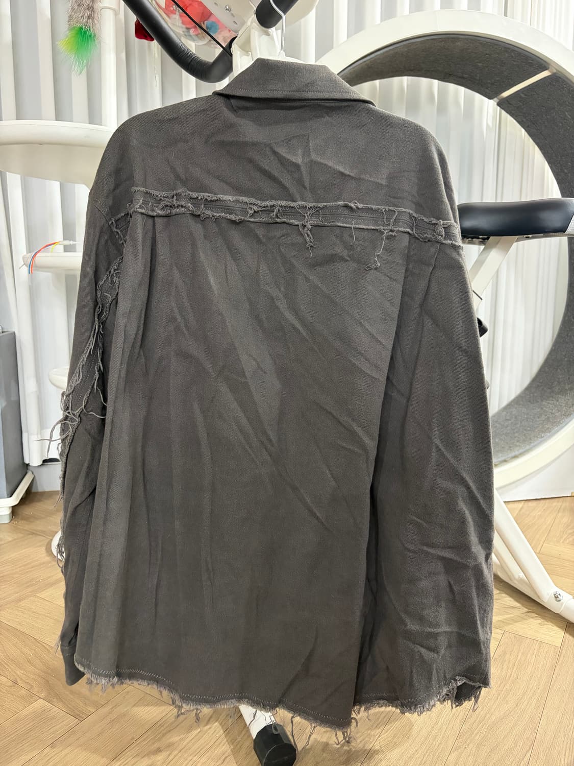 언더커버 와이어 패턴 자수 셔츠 상품이미지2