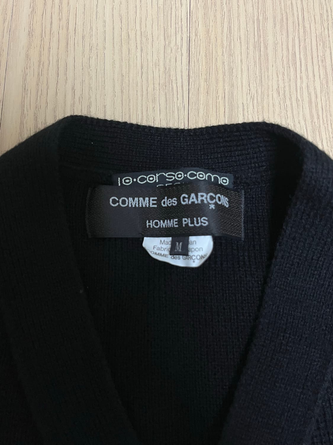 Comme des garcons homme plus 24aw 버튼가디건 상품이미지3