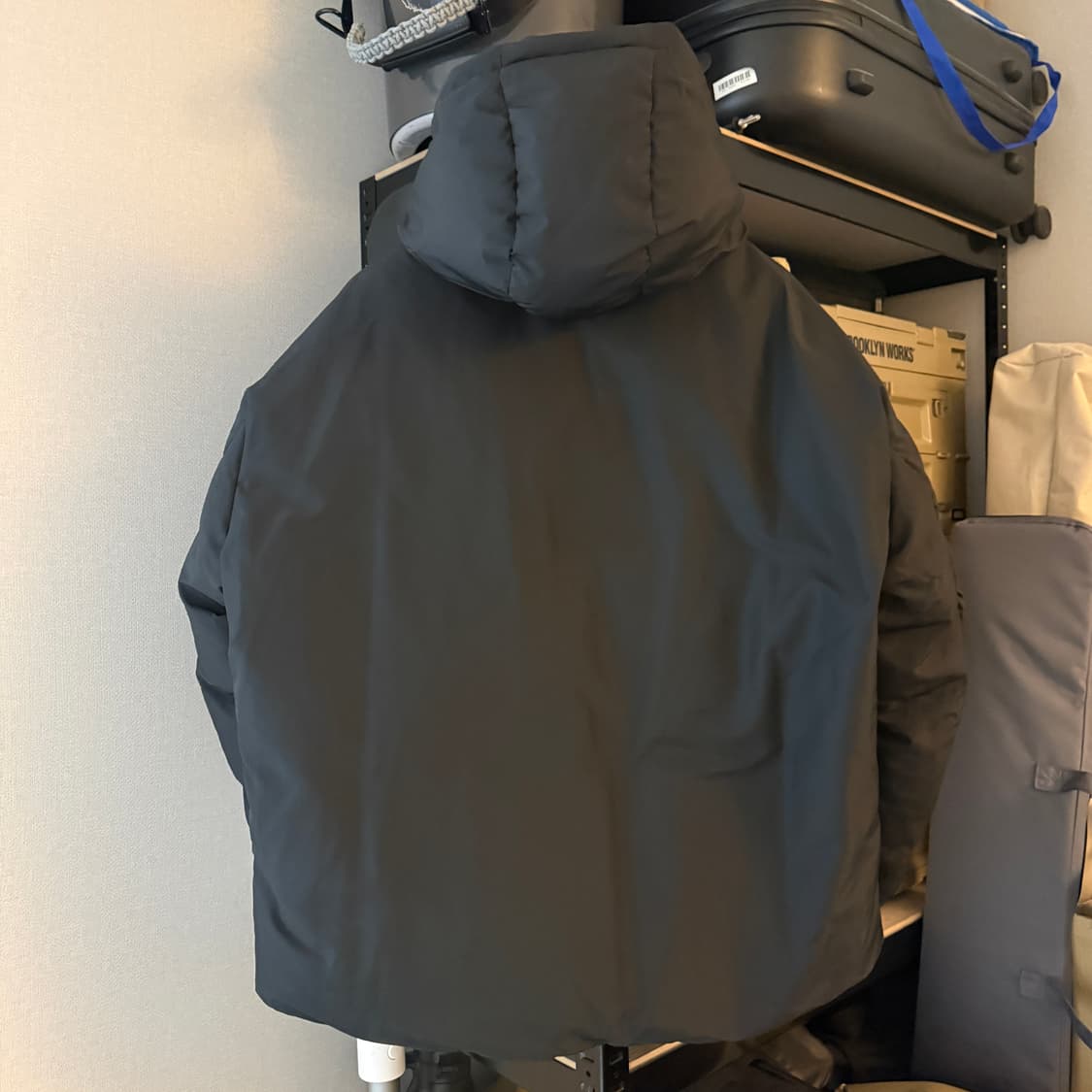 솔리드옴므 24FW 138 쉘파카 패딩 분리형 48 사이즈 상품이미지7