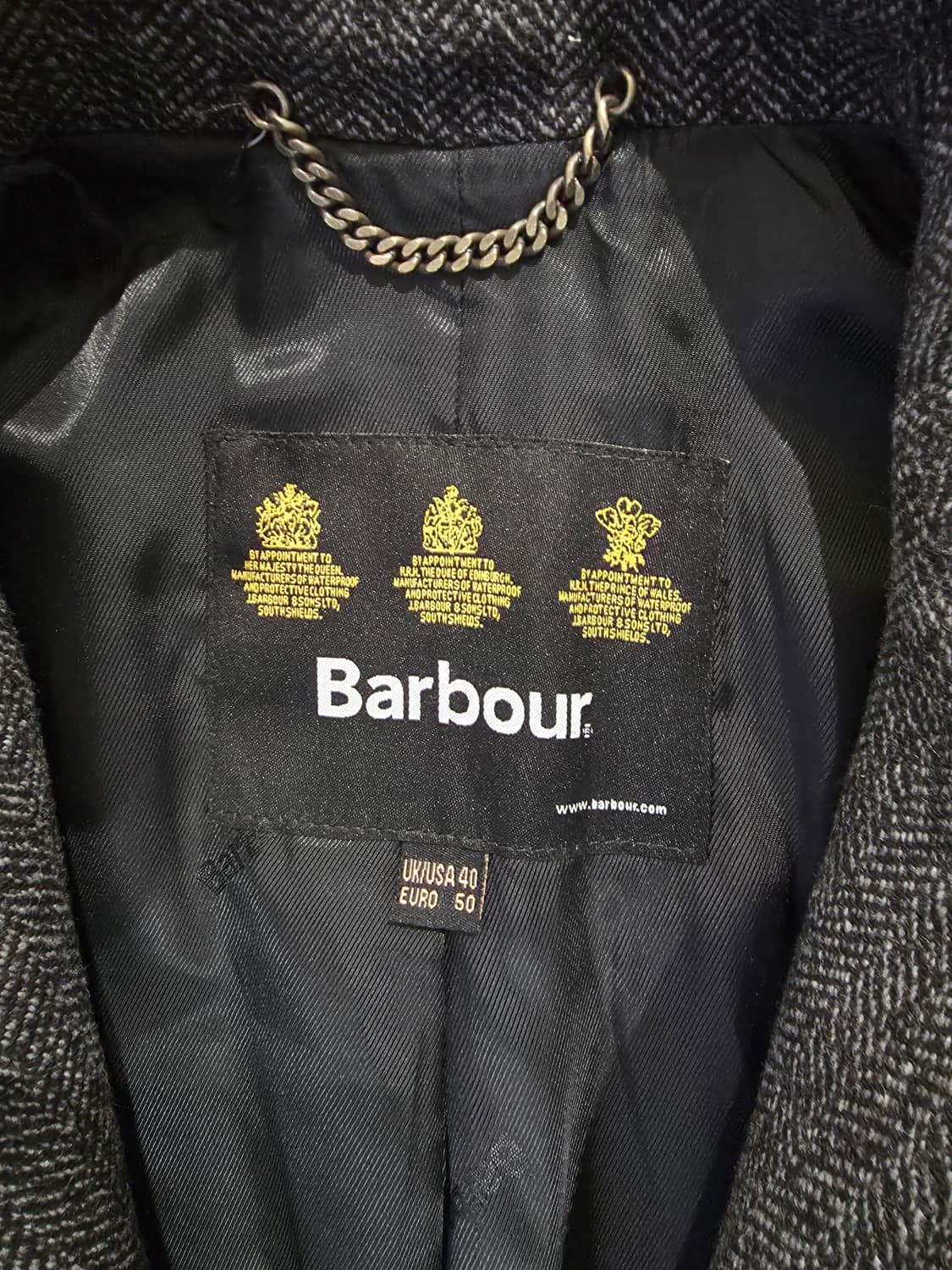 바버 헤링본 인터네셔널 자켓 상품이미지3