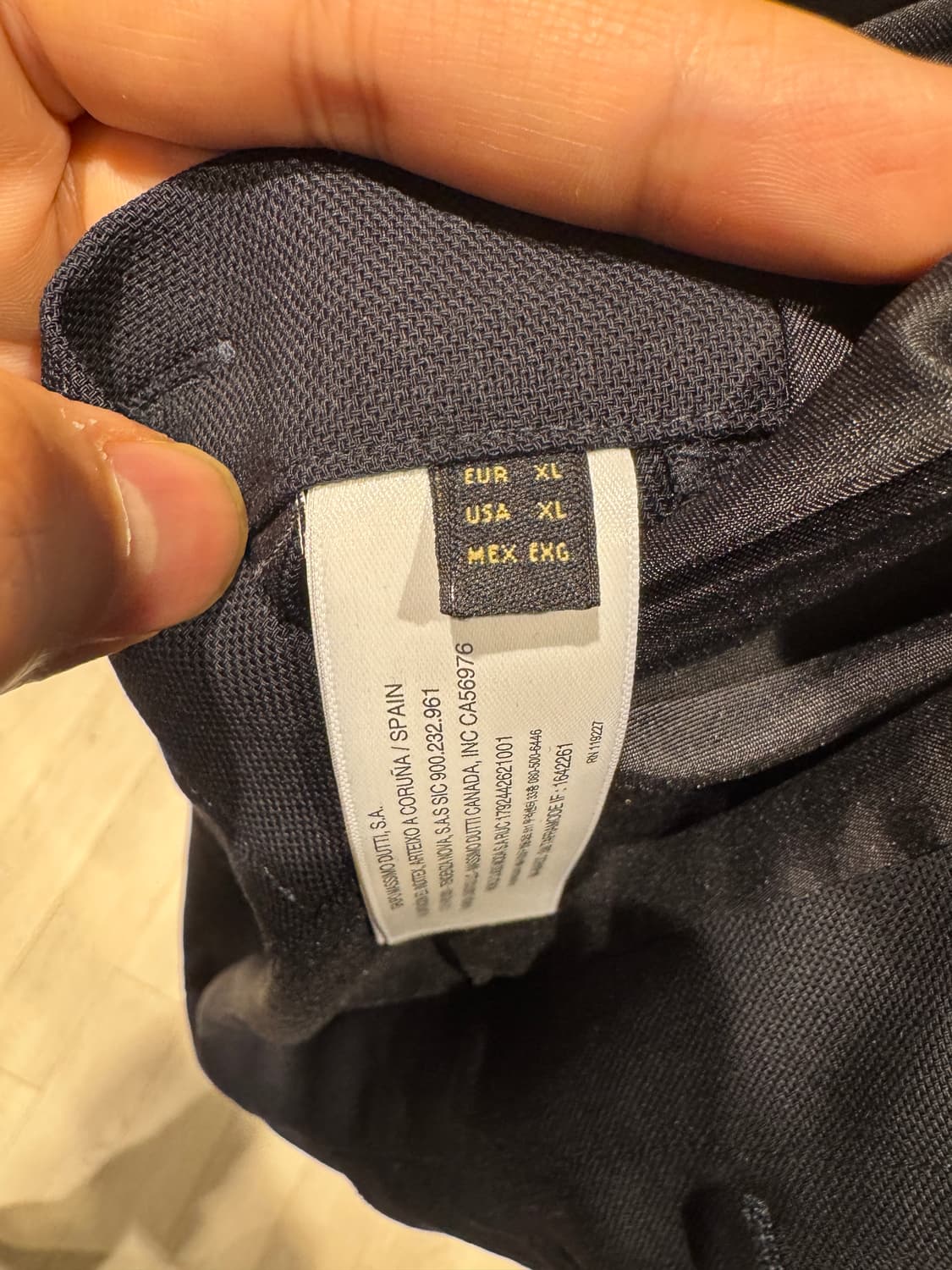 Massimo Dutti 네이비 자켓 xl 상품이미지2