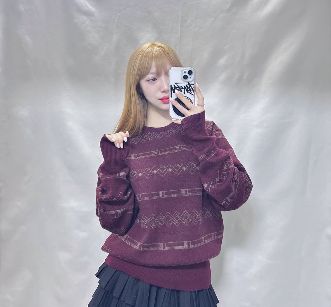 폴로 랄프로렌 에스닉패턴 라운드 니트  상품이미지2