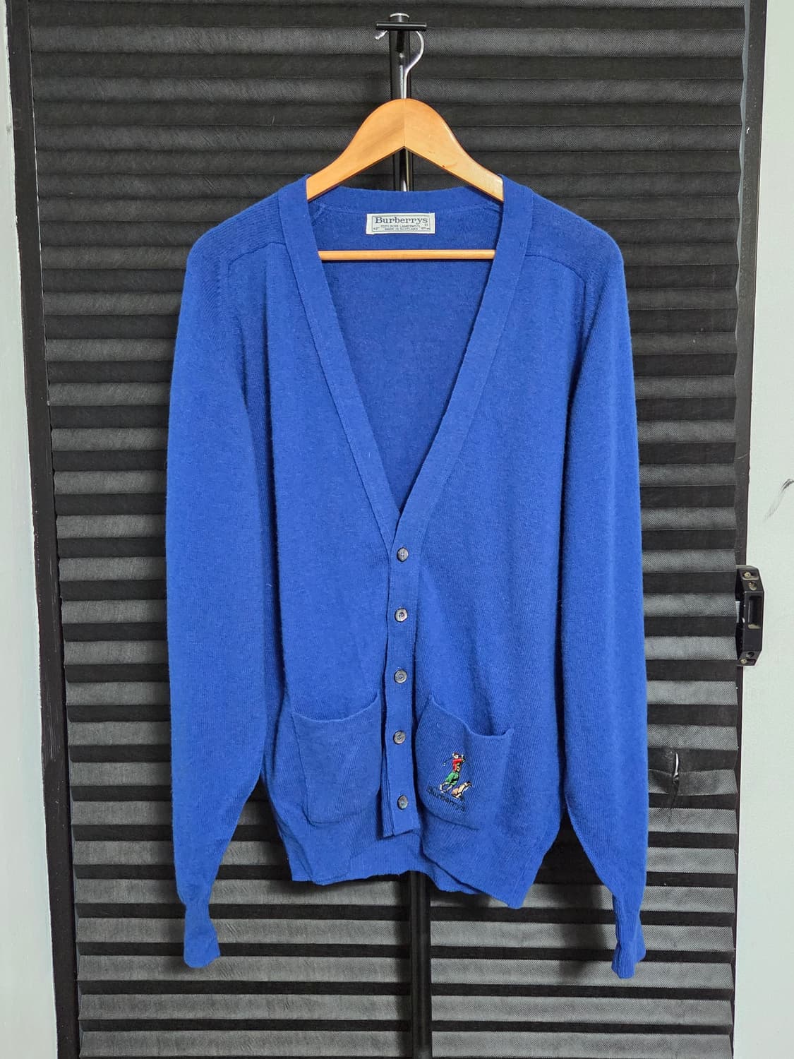 (정품) [버버리] 90s 스코틀랜드산 램스울 가디건 | 00061 상품이미지1