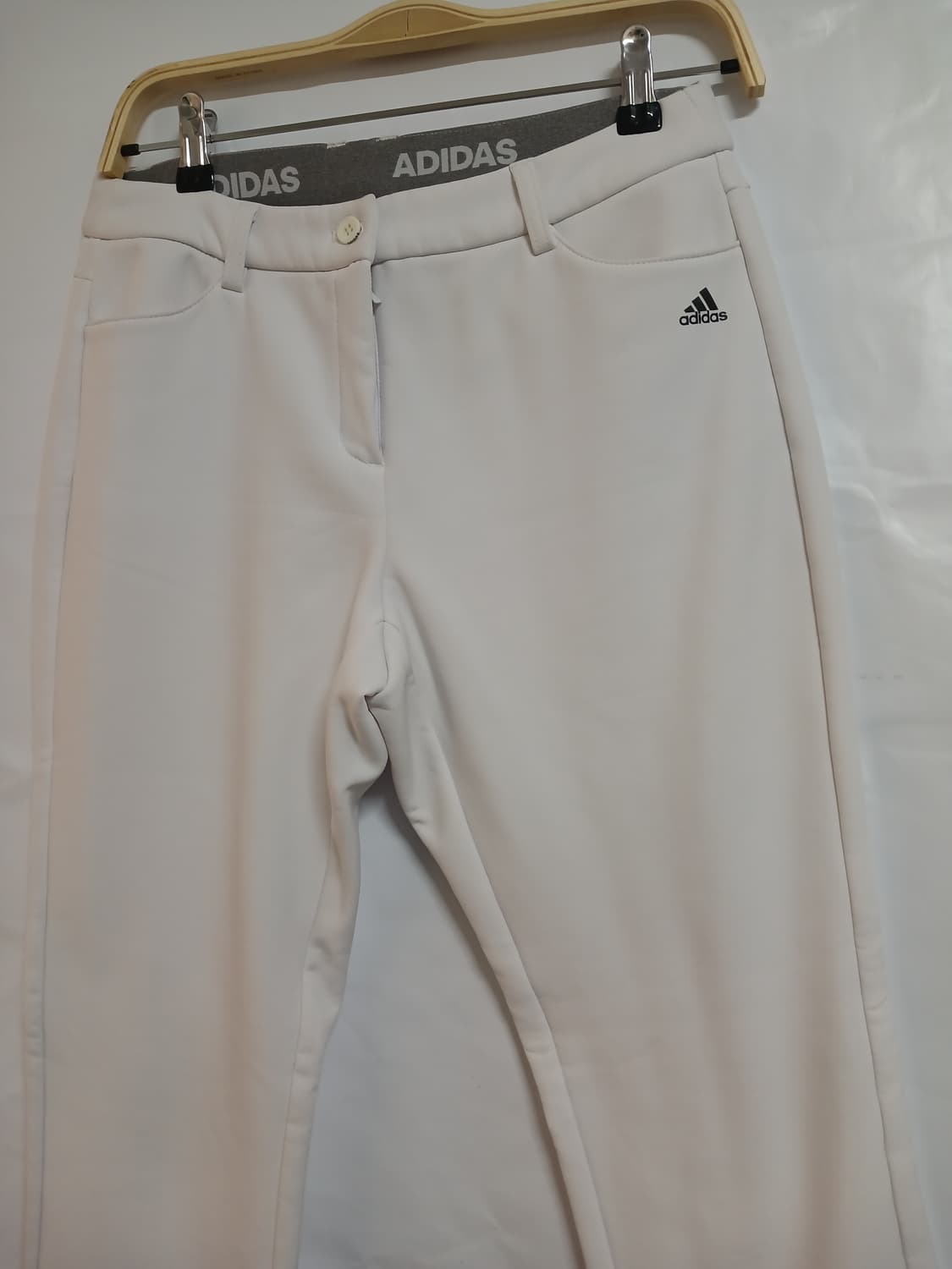 (28)아디다스골프  여성 기모안감팬츠 화이트 상품이미지3
