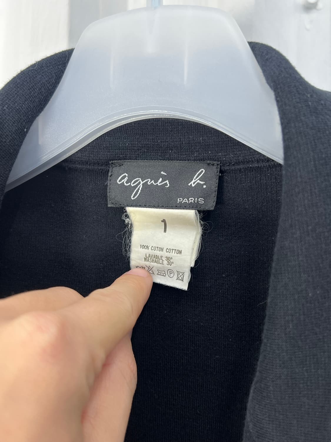 90s Agnes B cotton 4button blazer 상품이미지7