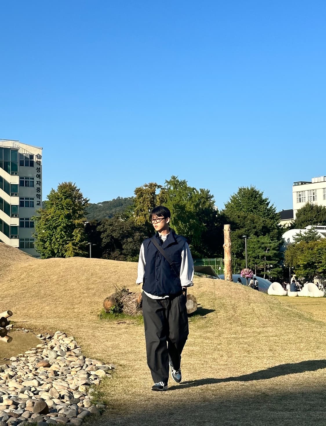 (M/105) 나나미카 인슐레이션 베스트 네이비 상품이미지7