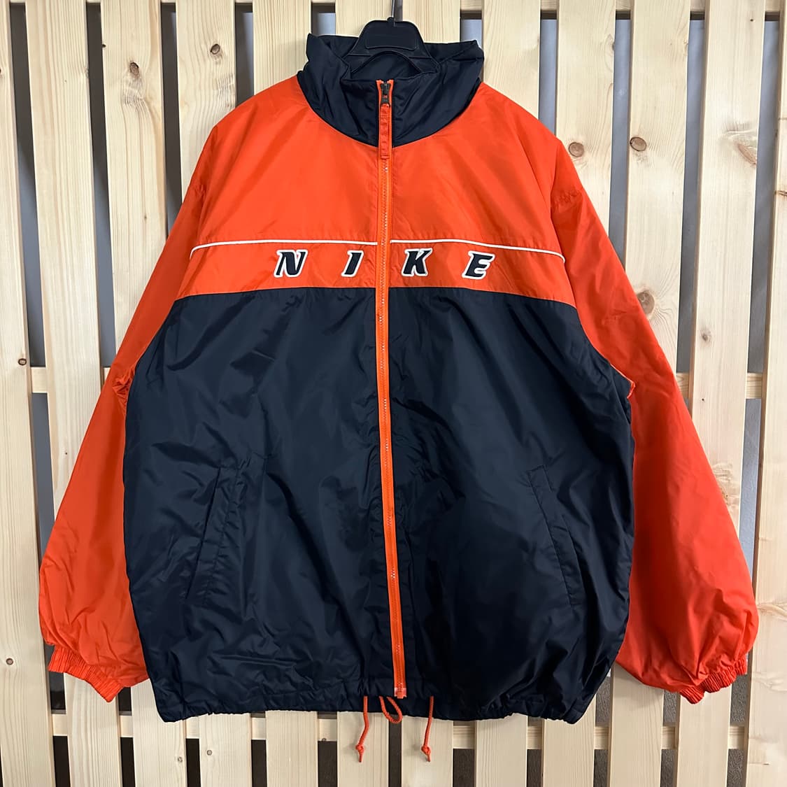 (XL) 나이키 00s 올드스쿨 배색 누빔 바람막이 자켓 상품이미지1