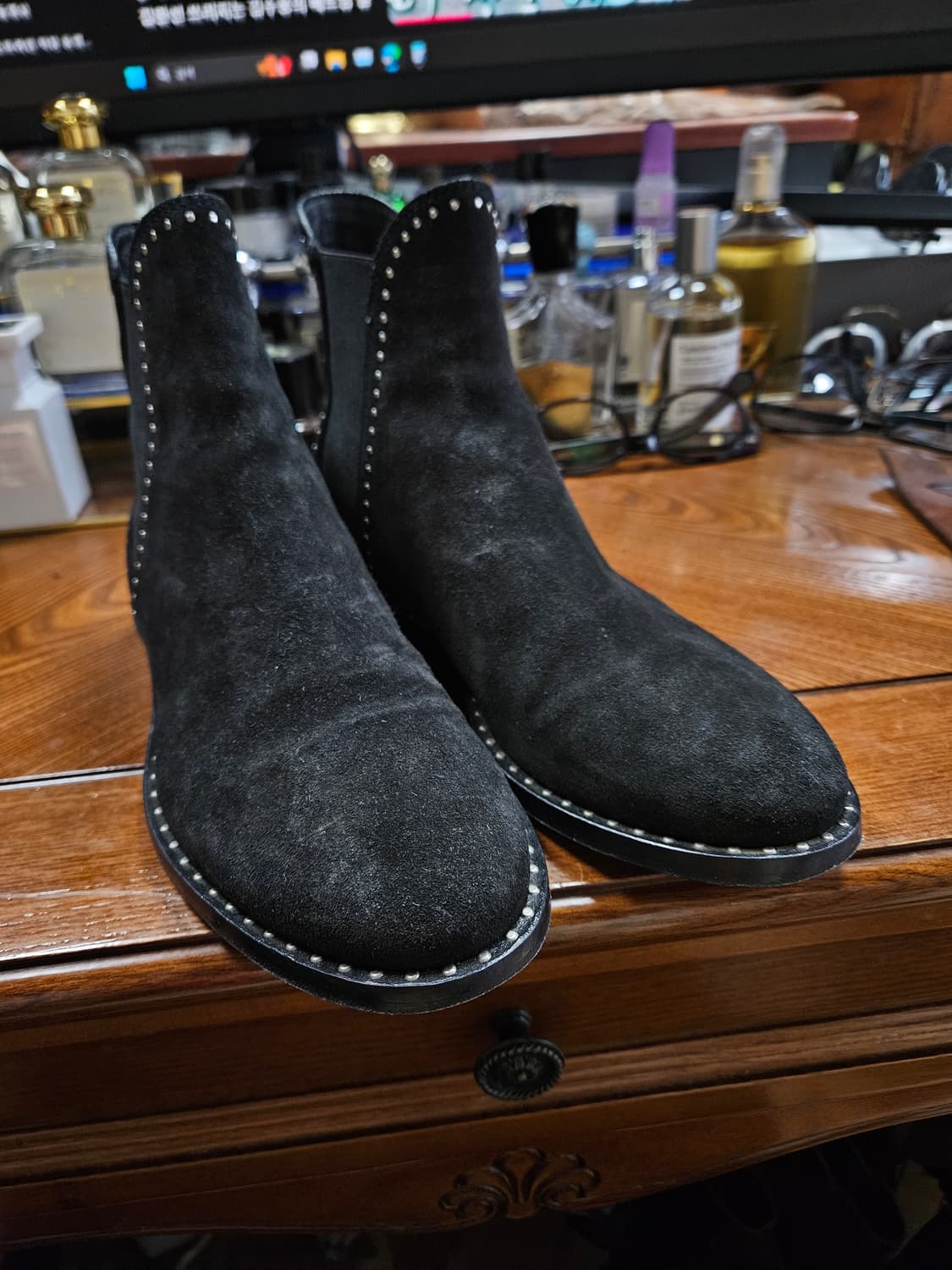 지미추 스웨이드 부츠 37사이즈 상품이미지2