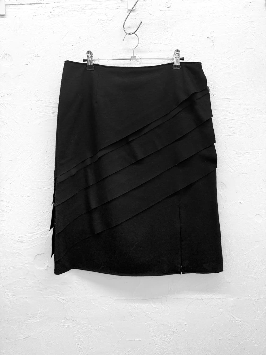 basile28 레이어 울 스커트 상품이미지1