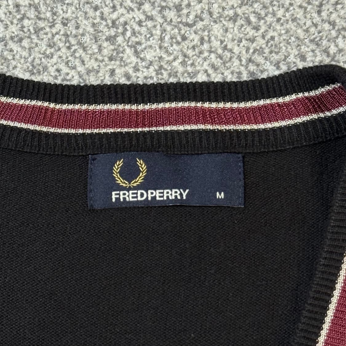 프레드페리 가디건 M 상품이미지3