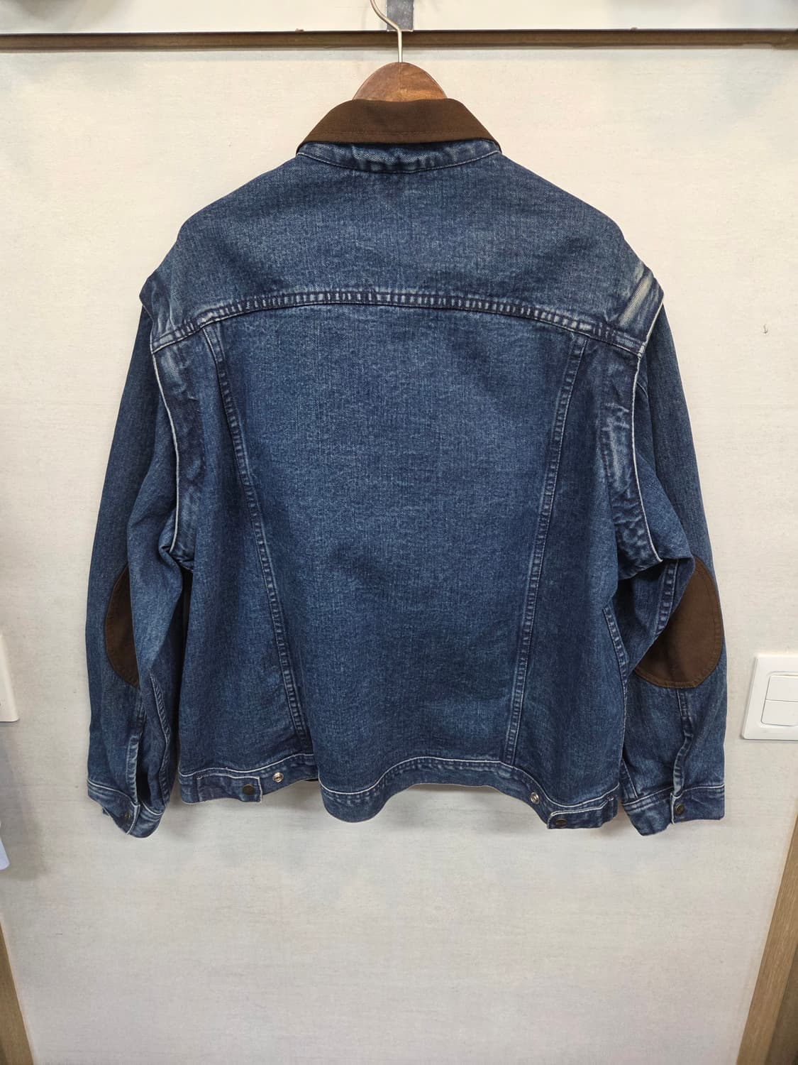 Dakota 빈티지 팔분리형 엘보우패치 데님 조끼 자켓 xl 상품이미지2
