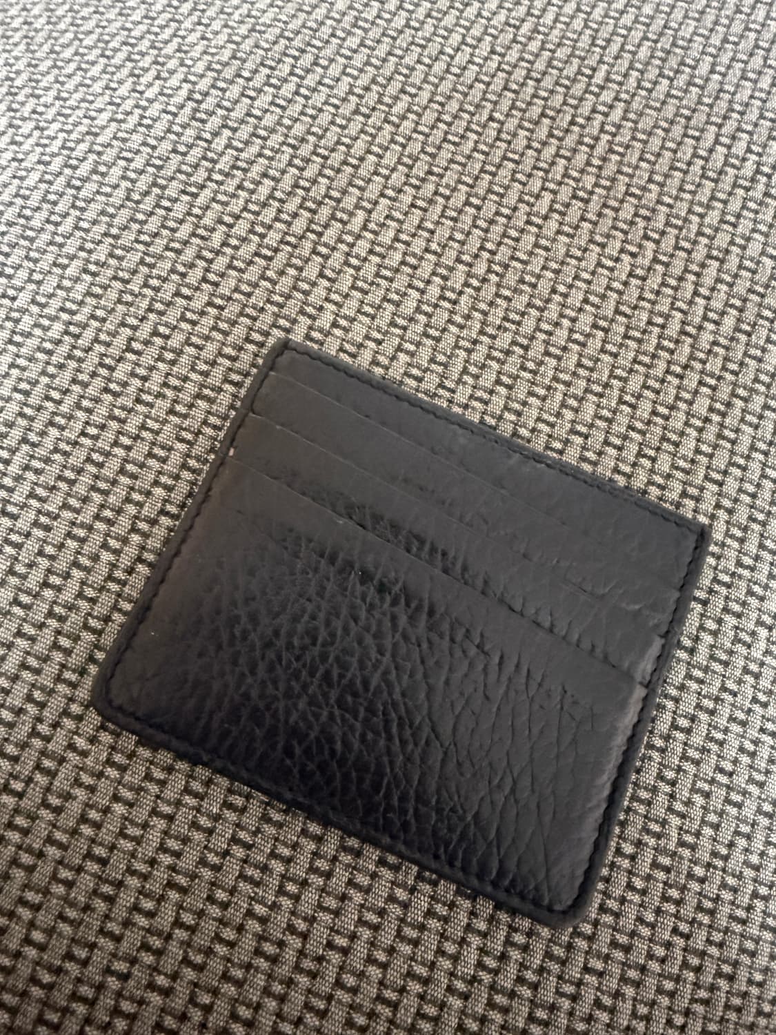 메종 마르지엘라 스티치 카드 홀더 블랙 상품이미지2