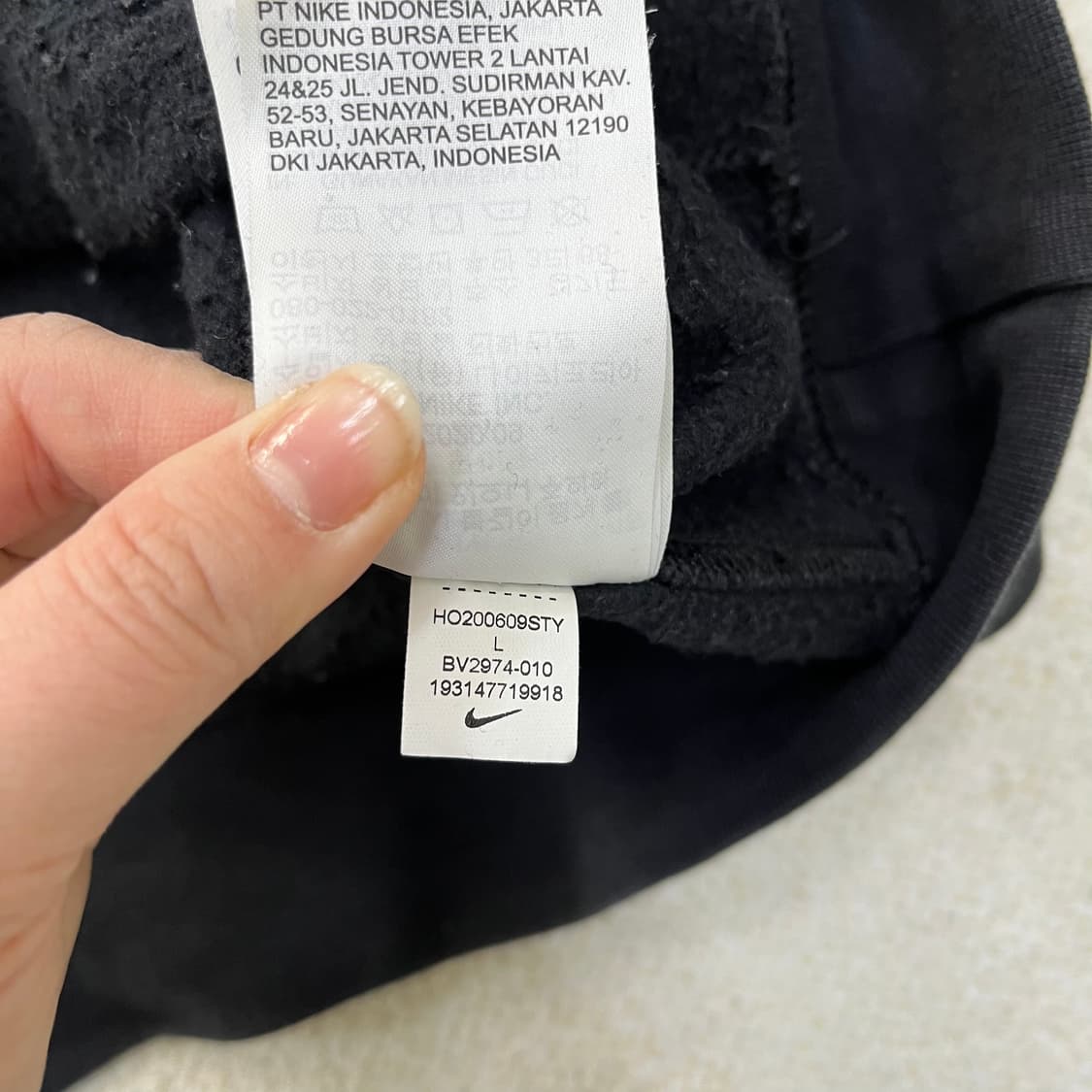 L 나이키 스우시 빅로고 후드 티셔츠 0305M 상품이미지4