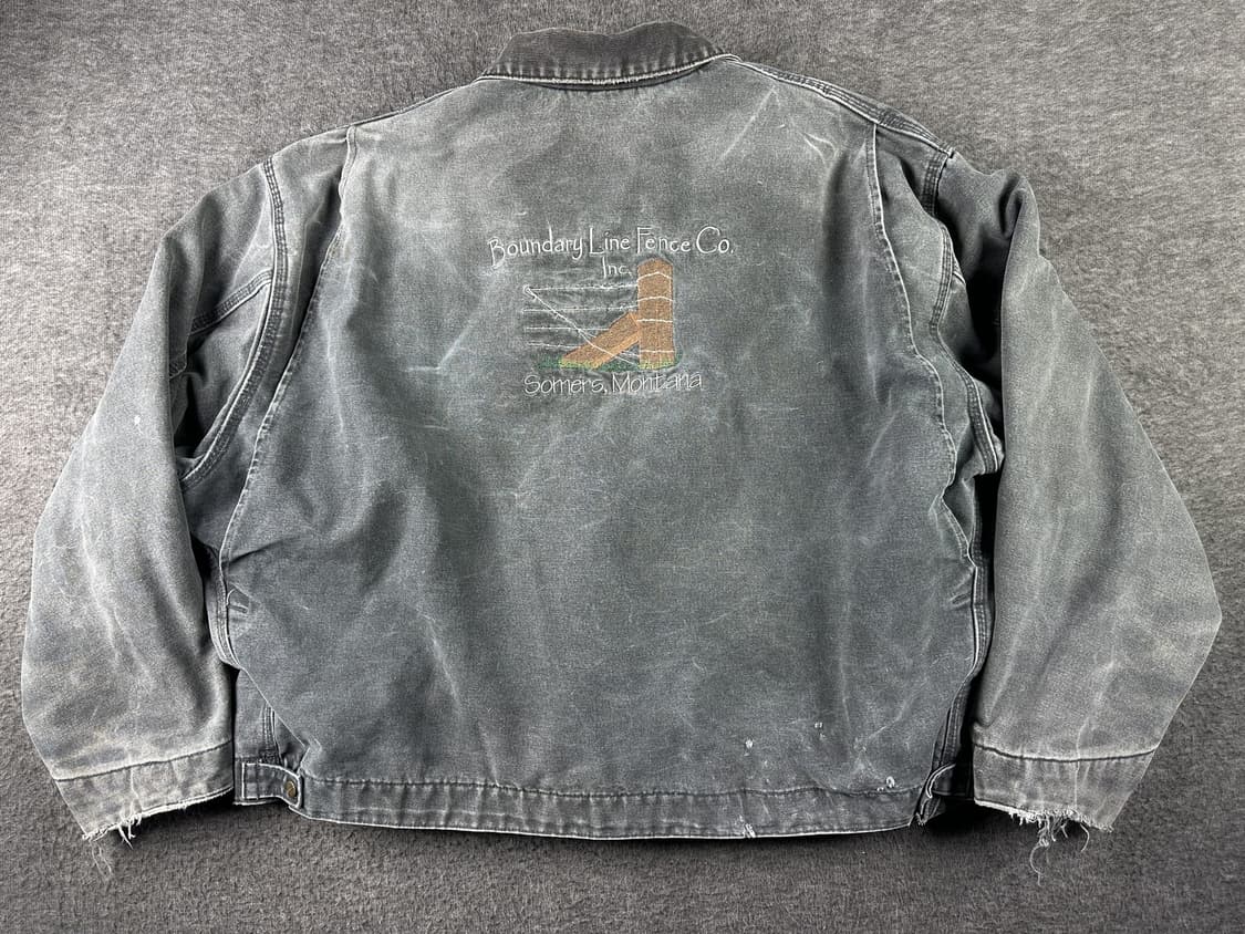 칼하트 J97 디트로이트 바운더리 라인 펜스 컴퍼니 커스텀 자켓 PTL 상품이미지4