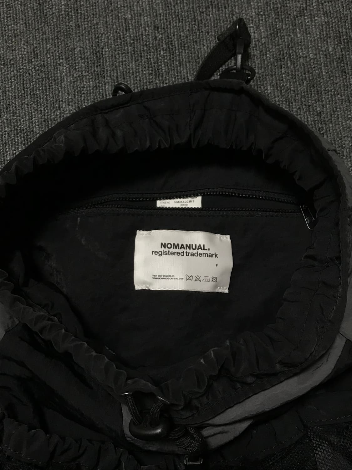 노매뉴얼 C.B STRING BAG 상품이미지5