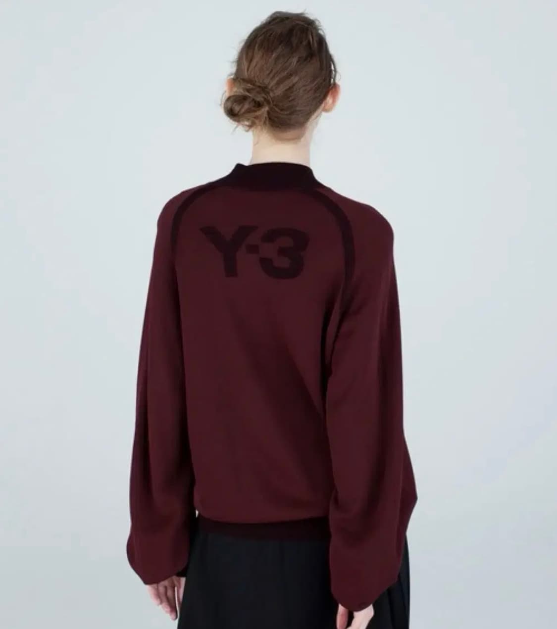 Y3 백로고 니트집업 M 상품이미지1