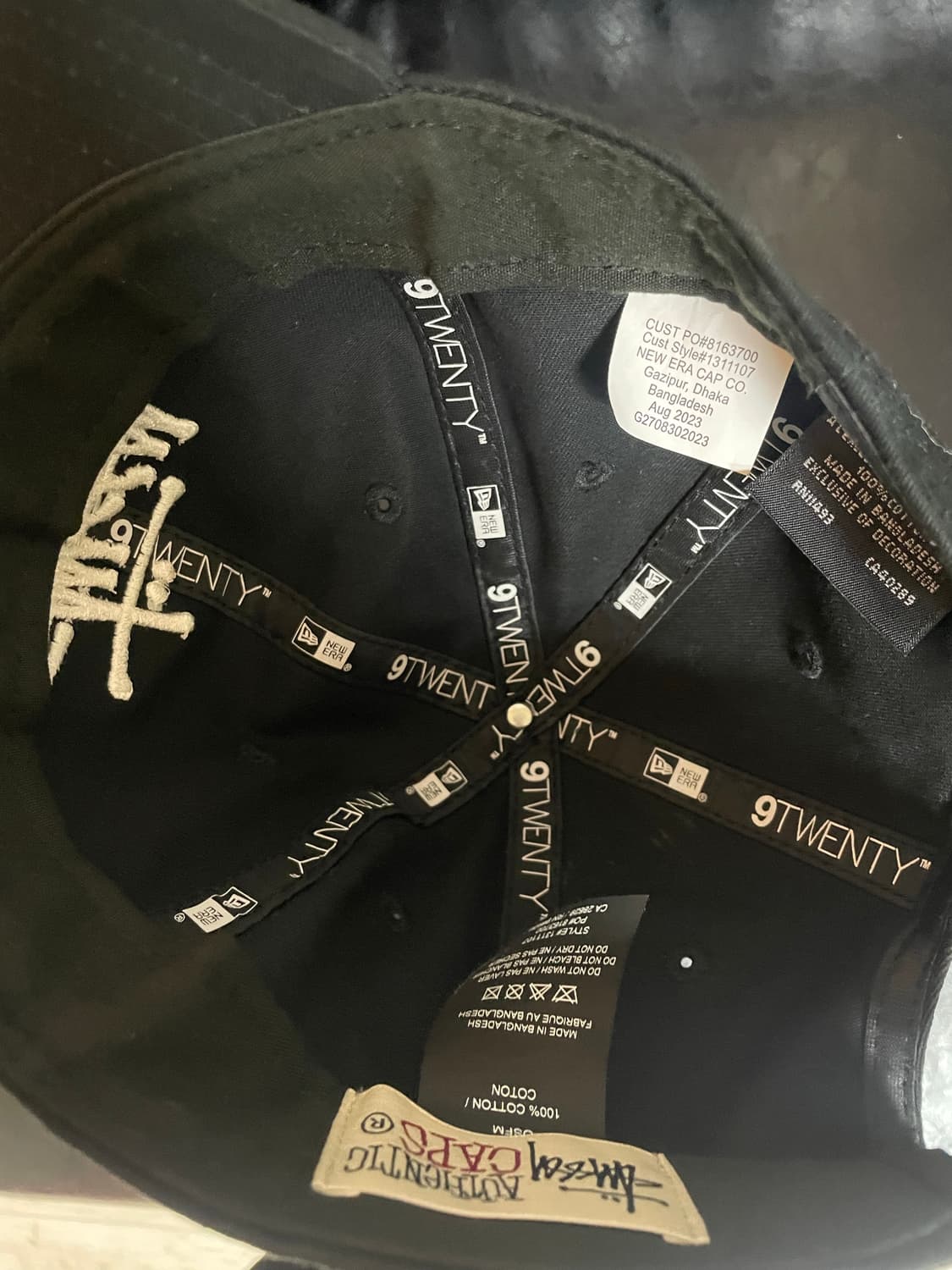 스투시 뉴에라 9TWENTY 볼캡 블랙 상품이미지2