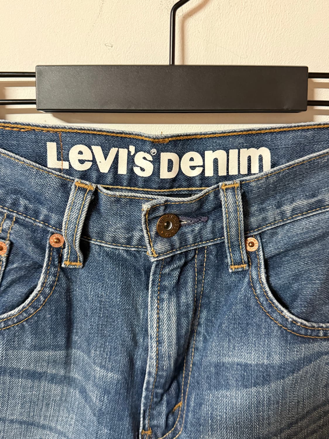 리바이스 604 스트레이트 데님 팬츠 W28 빈티지 워싱 청바지 상품이미지5