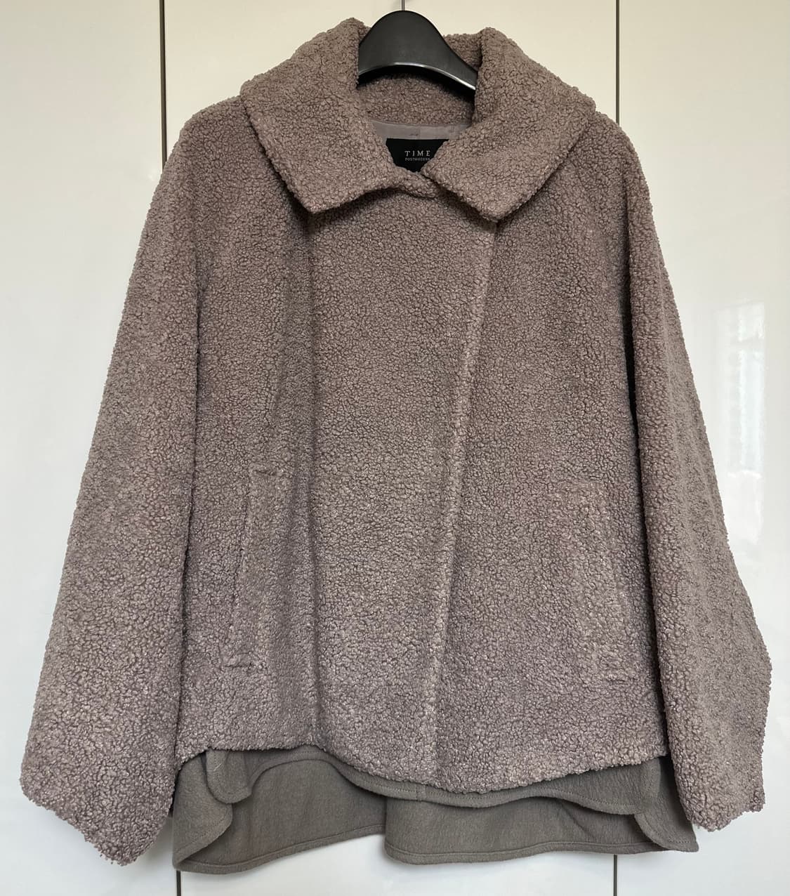 한섬타임 프리미엄 부클레 울100자켓점퍼 상품이미지2