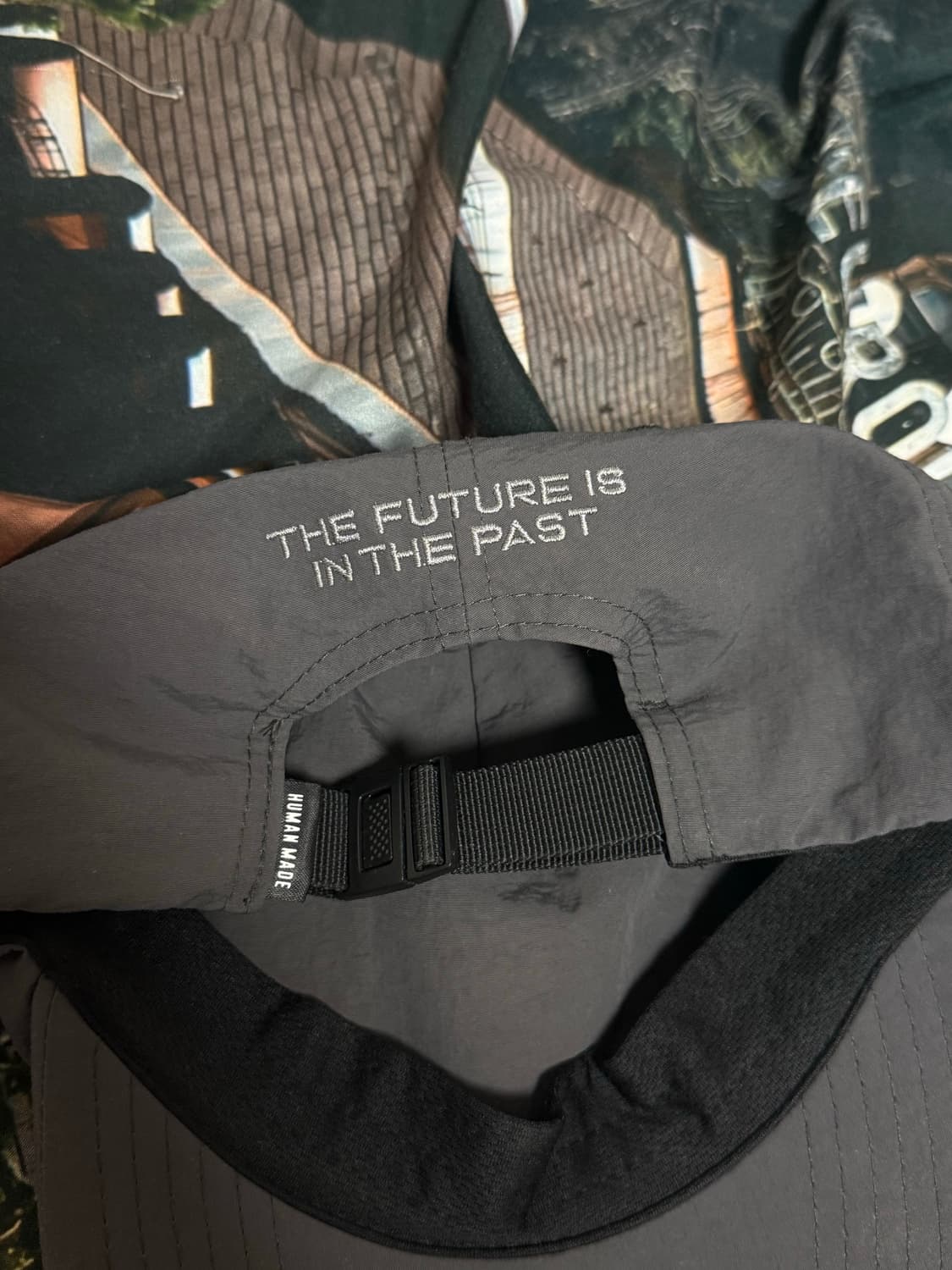 휴먼메이드 5패널 나일론 캡 그레이 상품이미지3