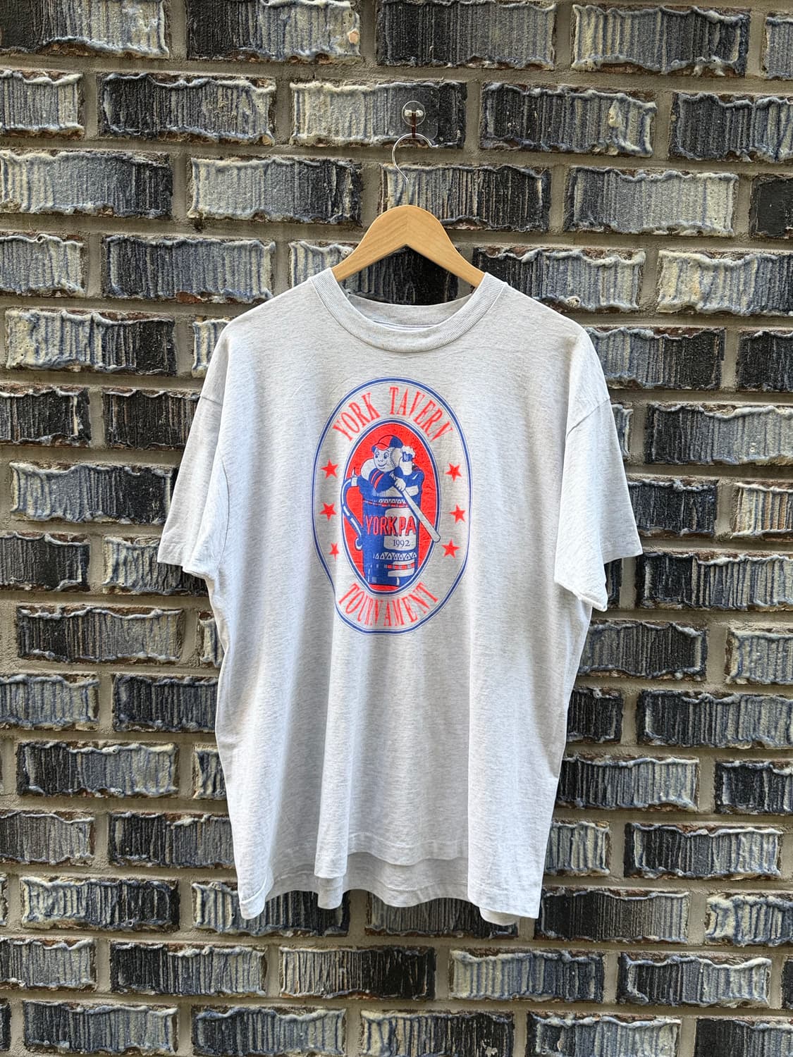 92년도 싱글스티치 YORK,PA 반팔티 상품이미지1