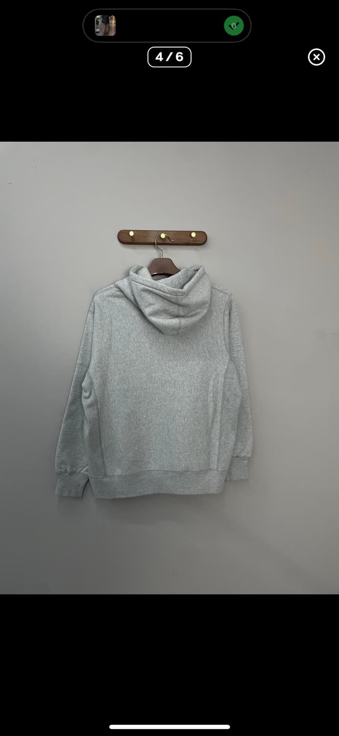 슈프림 반다나 박스로고 헤더 그레이 후드티 A3232 상품이미지4