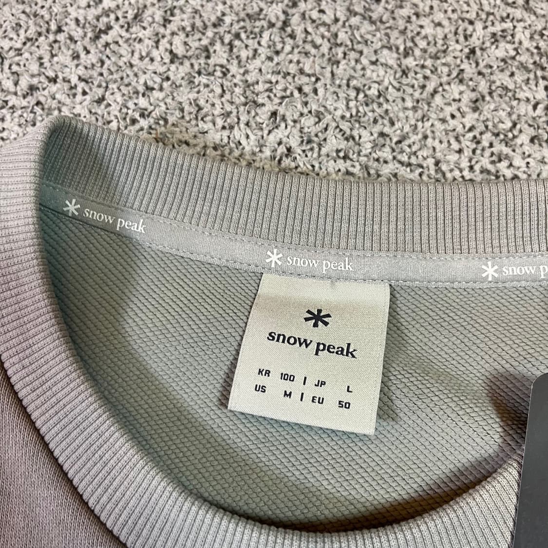스노우피크 맨투맨 상품이미지4