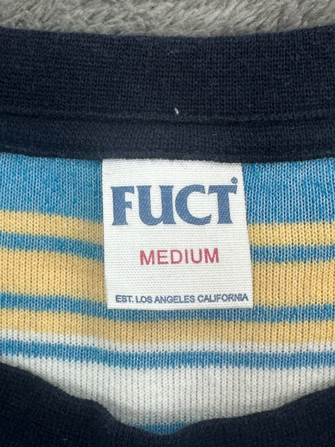 FUCT 테리 보더 티셔츠 M 상품이미지5