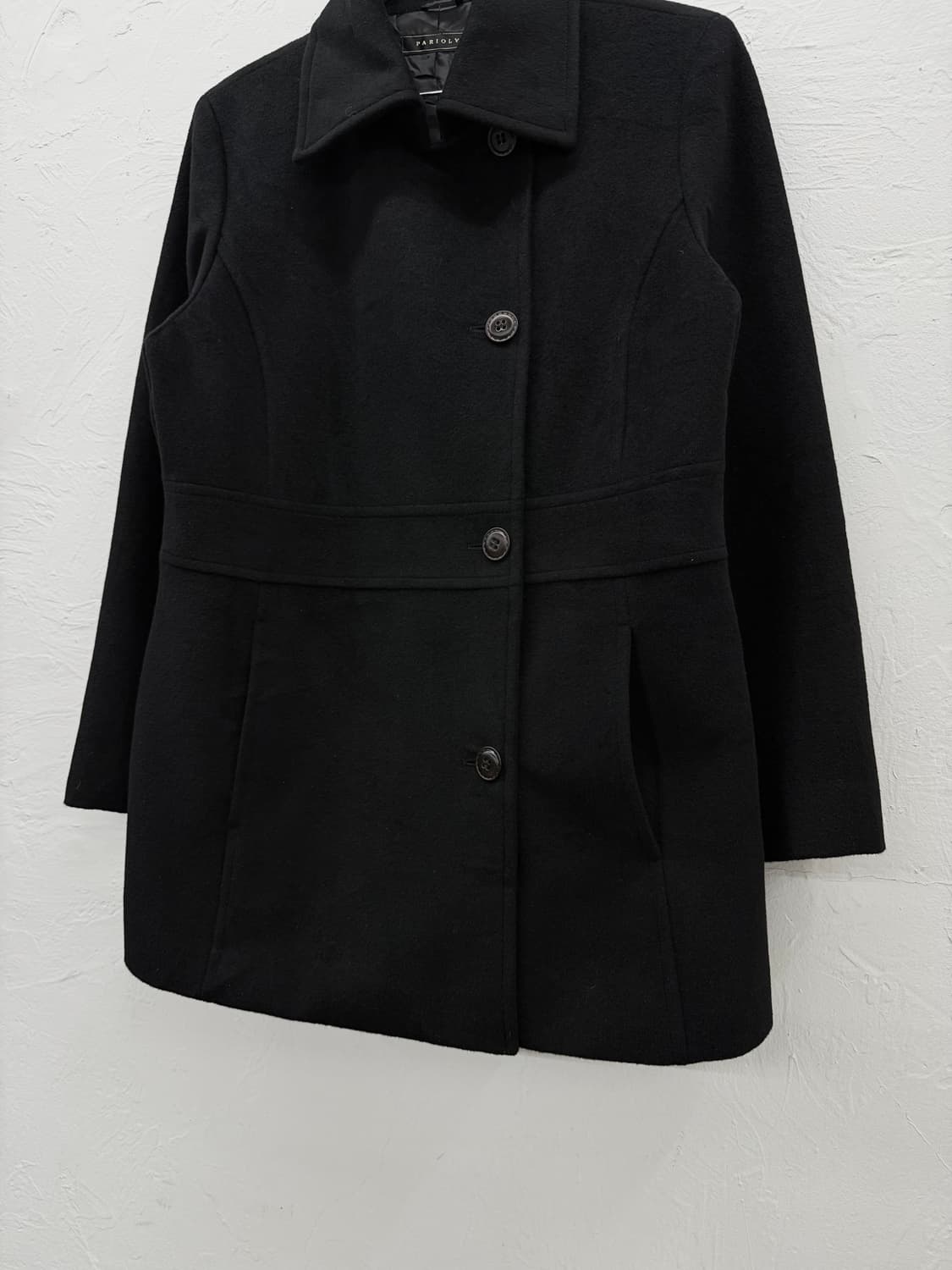 parioly 앙고라 버튼 하프 코트 상품이미지2