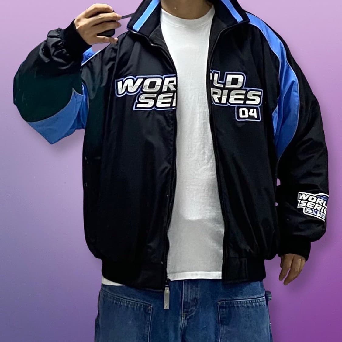대장급 새상품급 마제스틱 월드시리즈 기념 한정판자켓 상품이미지2