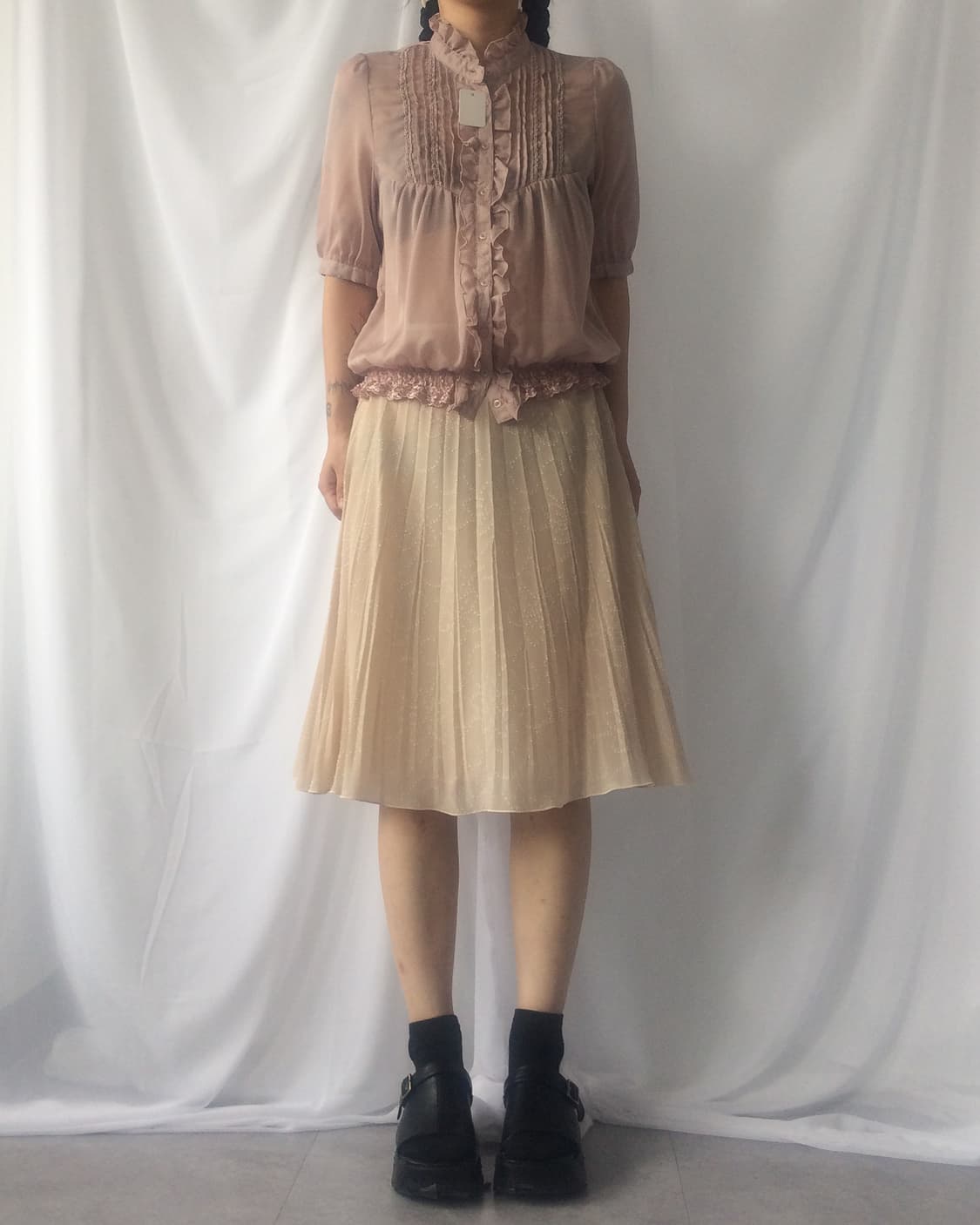 Frill point blouse 상품이미지7