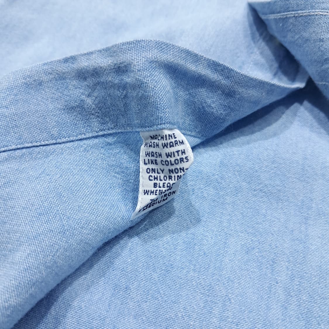 CL944 XL 폴로 90s 빅셔츠 멀티포니 샴브레이 셔츠 상품이미지5