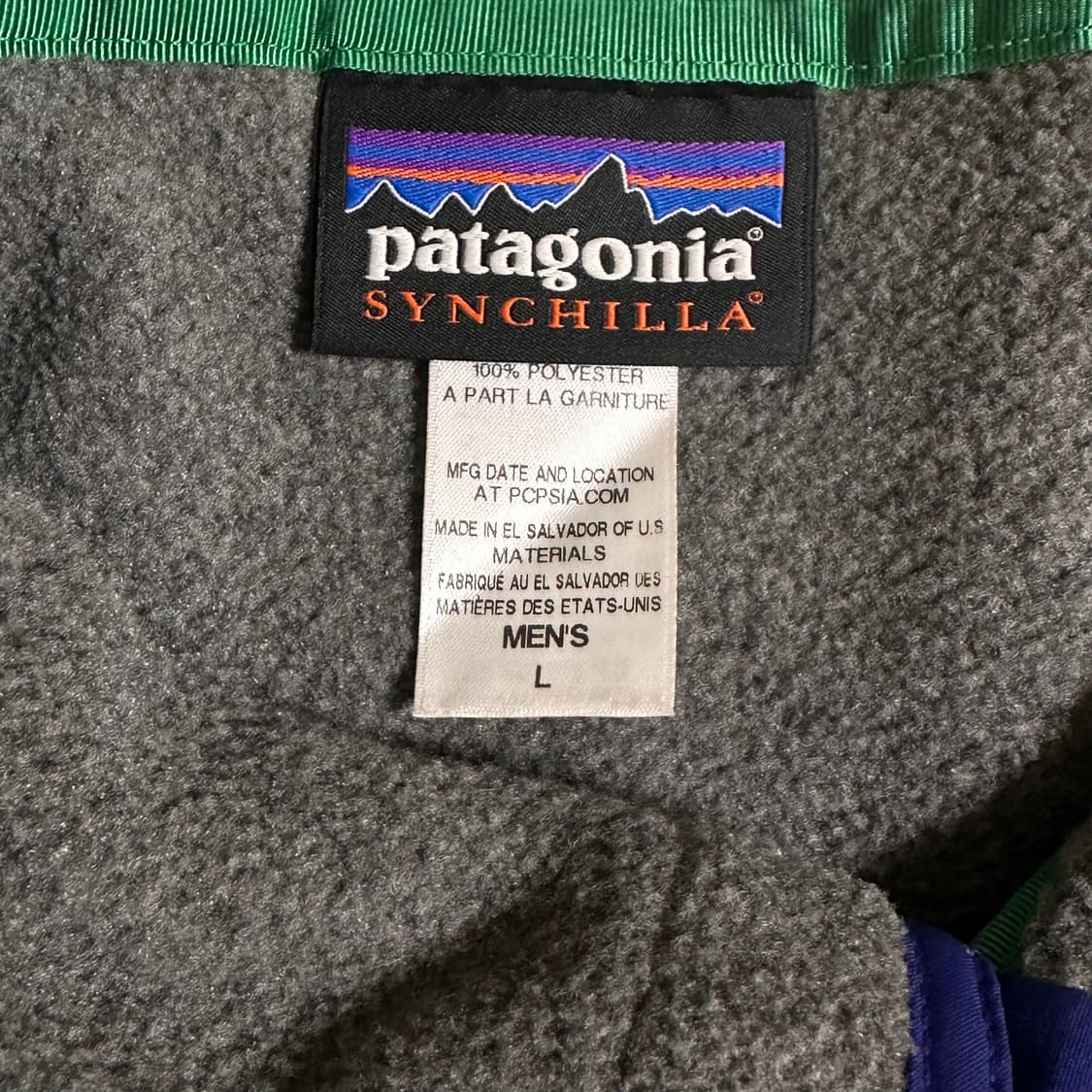 10s 파타고니아 신칠라 헤비웨이트 니켈 블루 L 상품이미지6