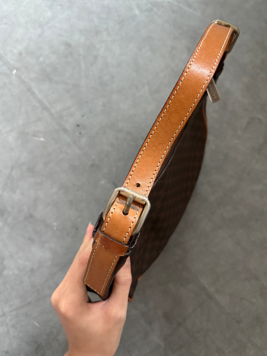 Celine 셀린느 트리오페 브라운 마카담 백 상품이미지8