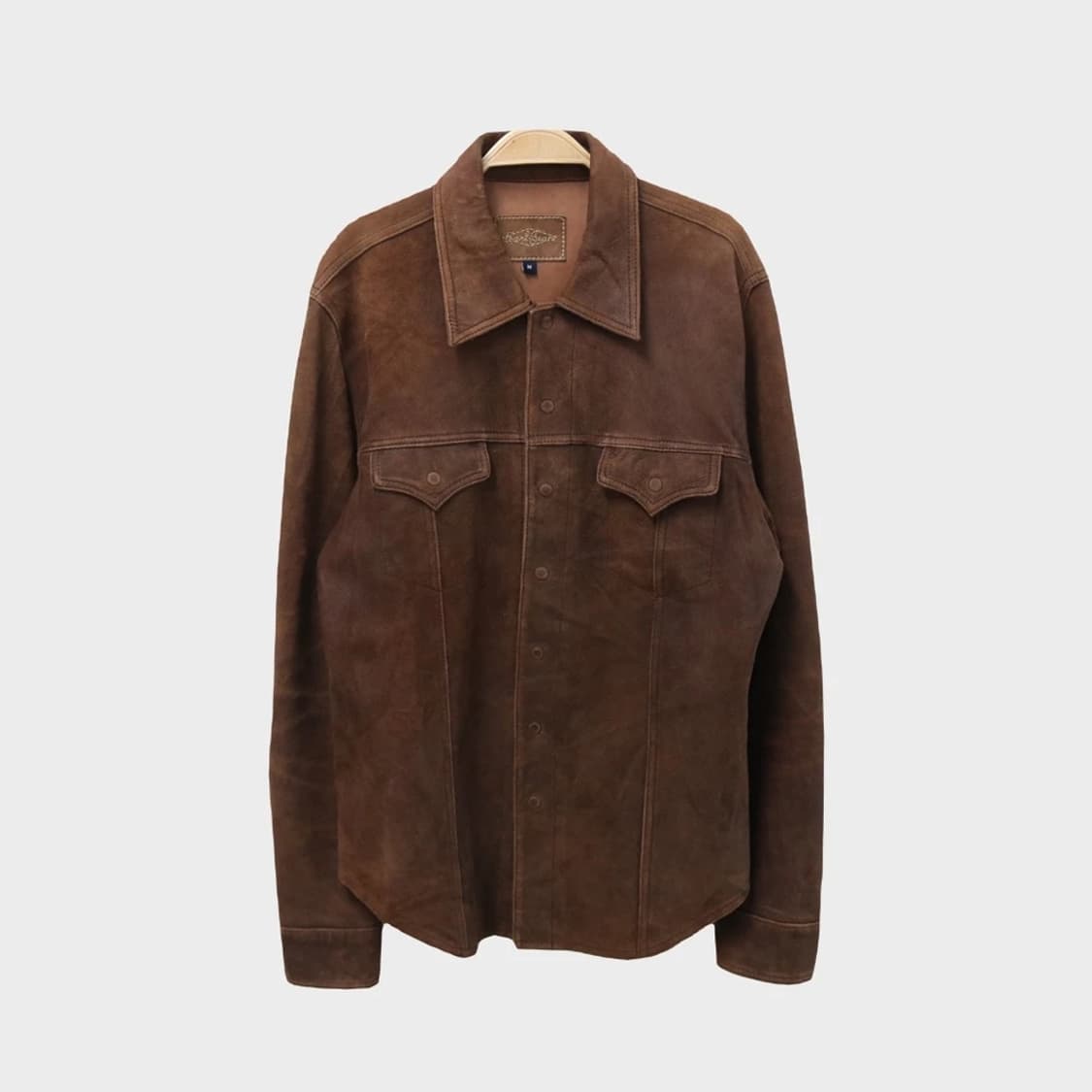 Earl Jean 얼진 y2k 스웨이드 레더 자켓 64252 상품이미지1