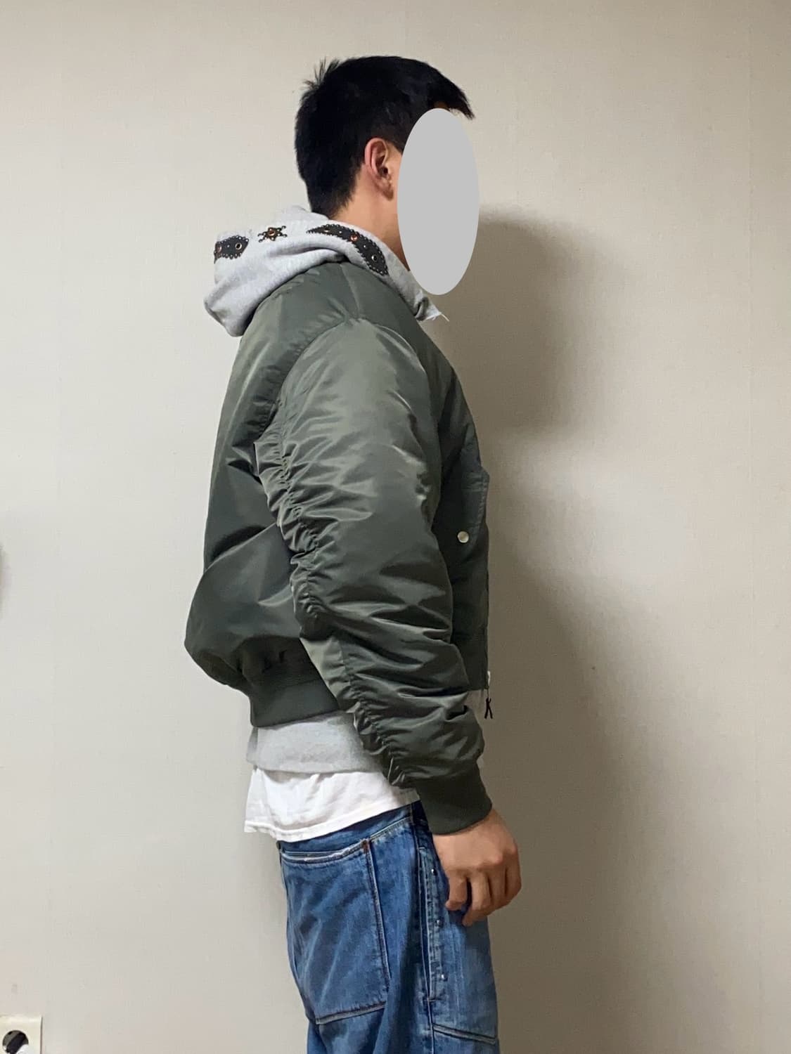 [L-XL] 잼스톤 스터드 후드 상품이미지3