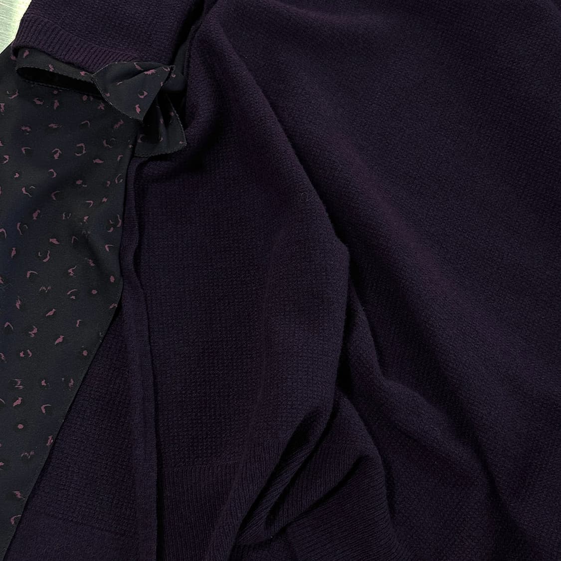 SJSJ 텍스처 블록 울 니트 원피스 상품이미지3