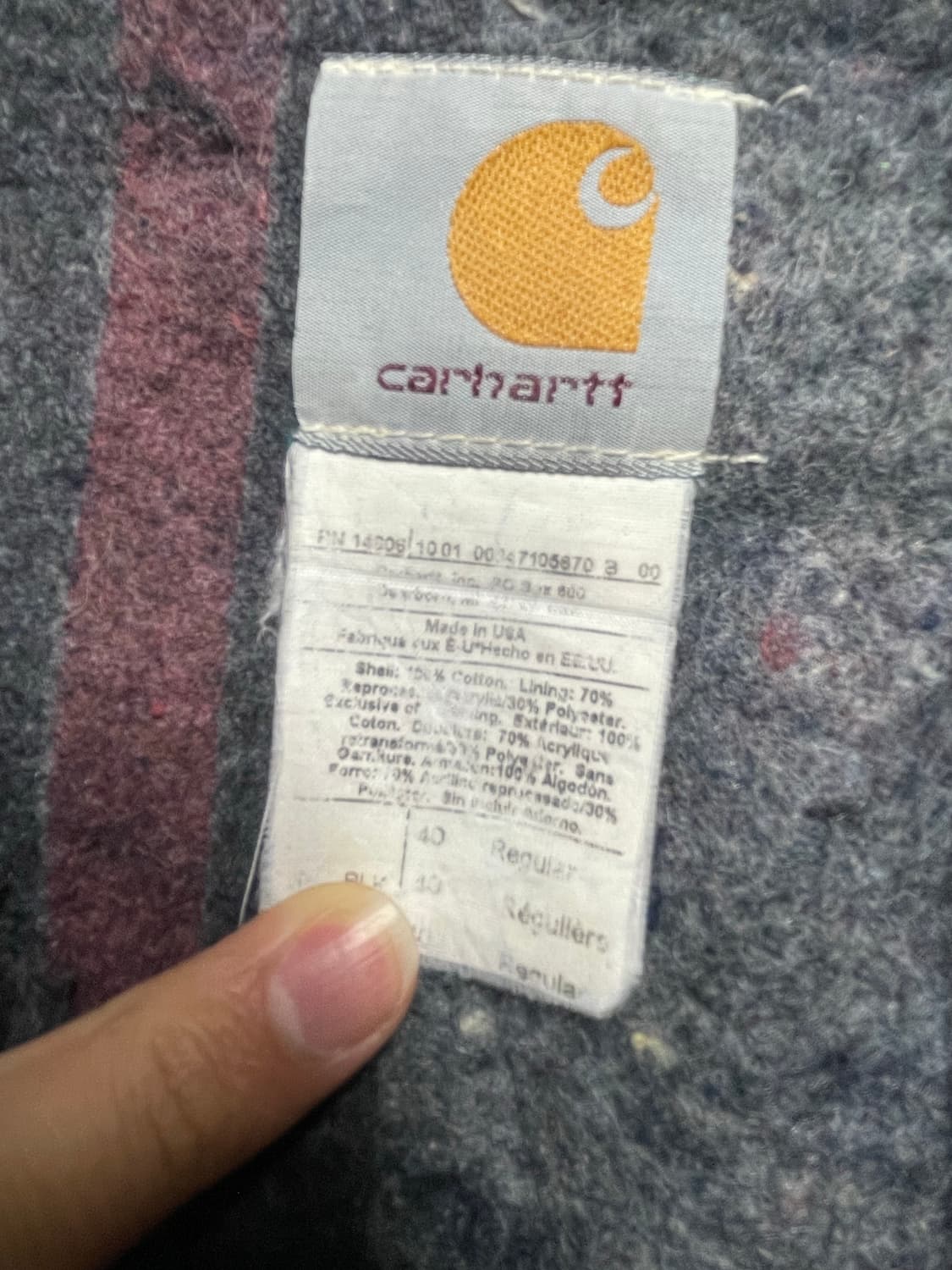 Made in usa 칼하트 j01 디트로이트 자켓 상품이미지6