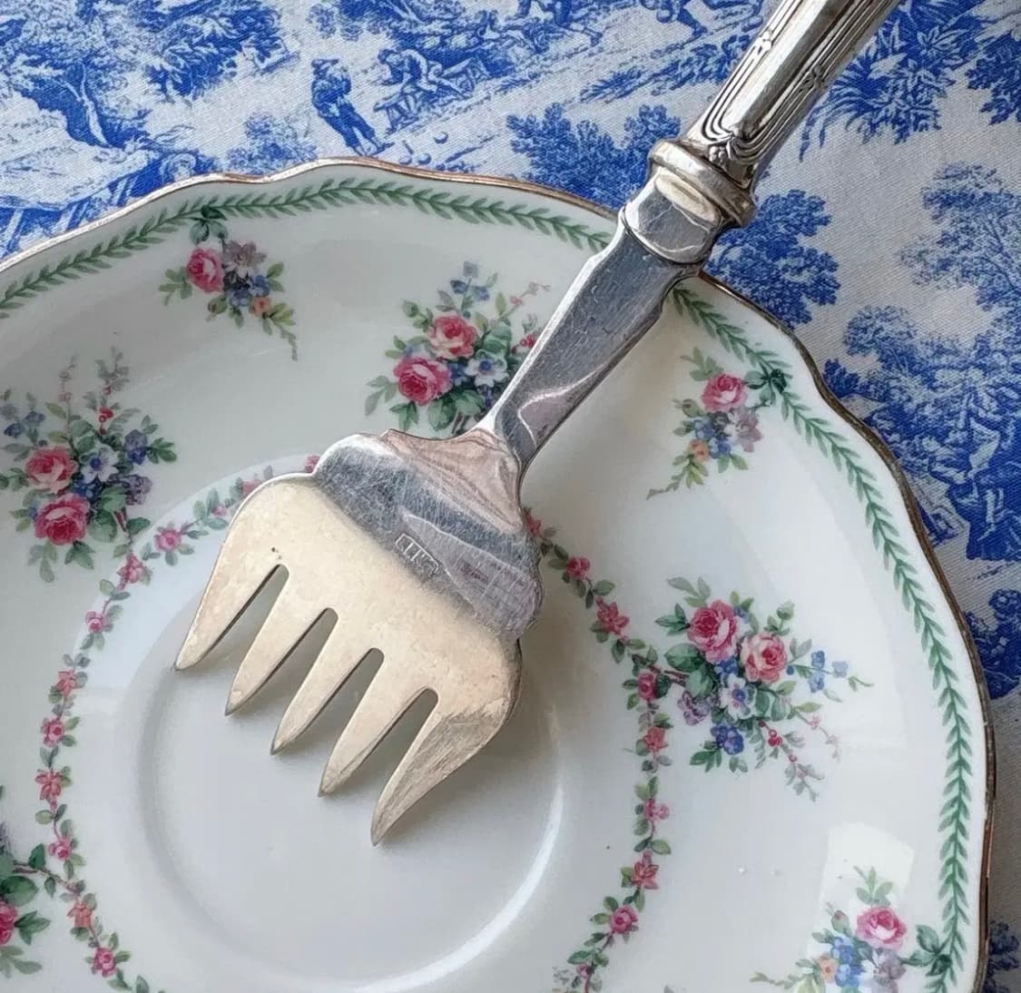 영국 앤틱 실버플레이트 피쉬포크 상품이미지4