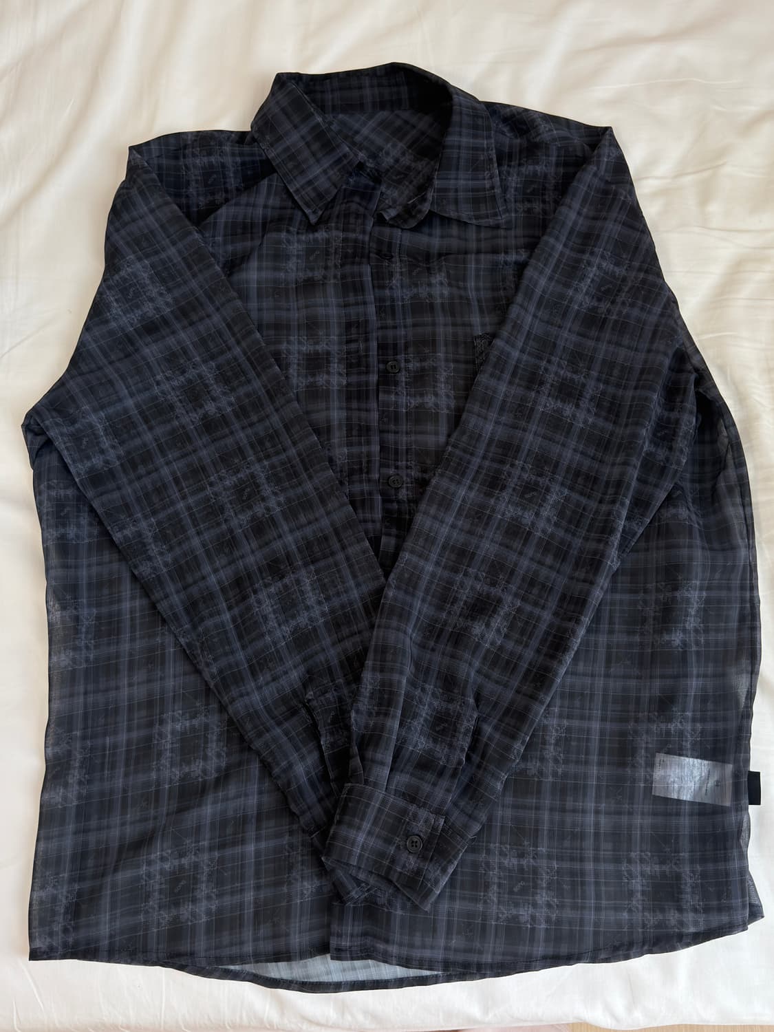  OJOS Over Check Shirts / Black 상품이미지2