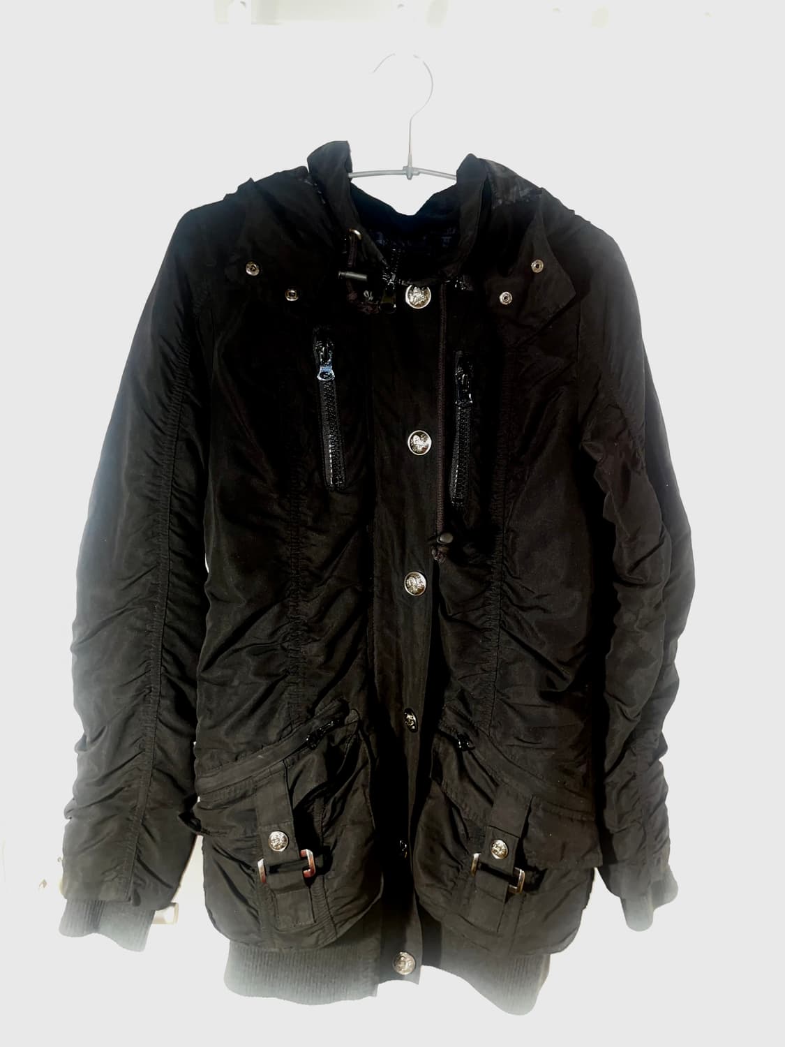 🤘🏻🖤밀리터리 멀티포켓 후드자켓 블랙 상품이미지2