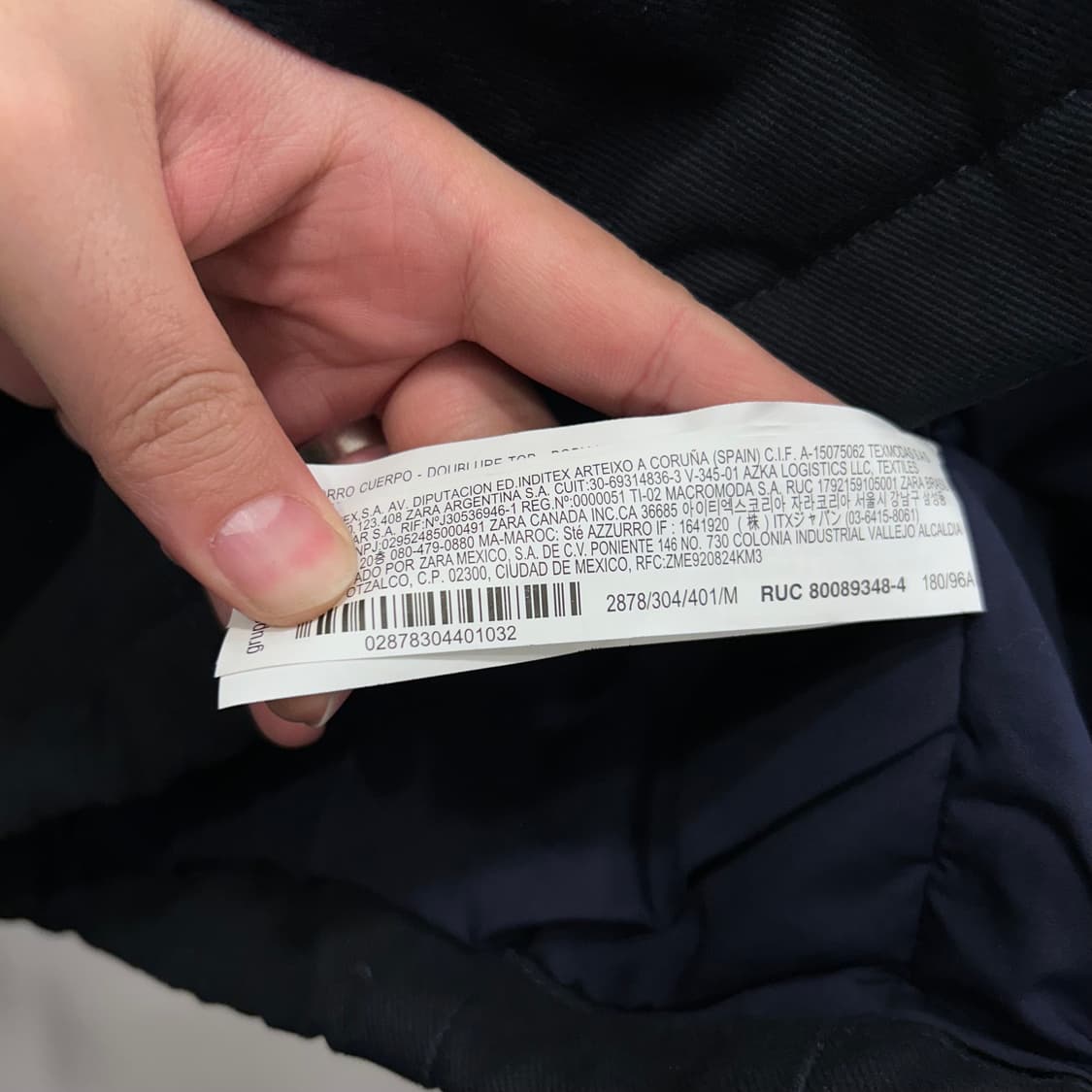 자라 옴므 스웨이드카라 코튼 워크자켓 상품이미지4