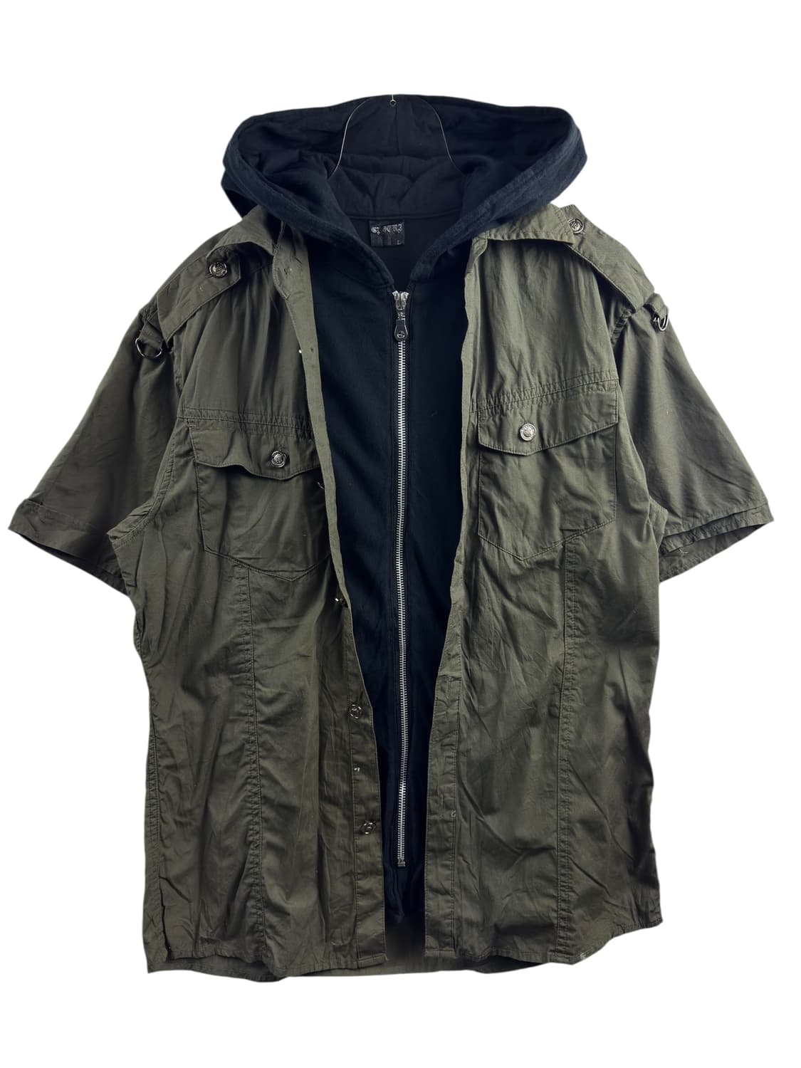 JPN Y2K 그런지 레이어드 집업1451 상품이미지1